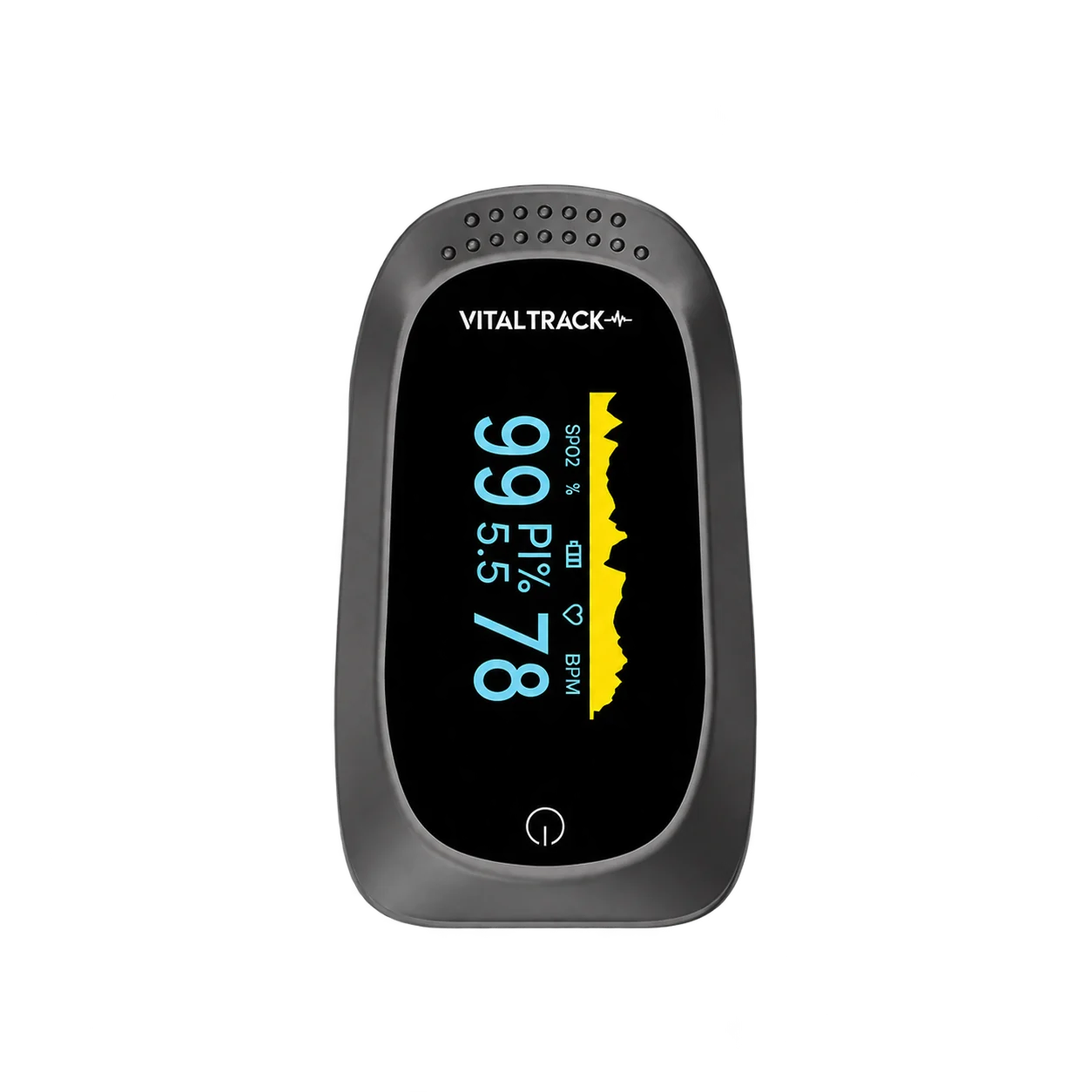 Vitaltrack pulse oximeter product and everyday use
